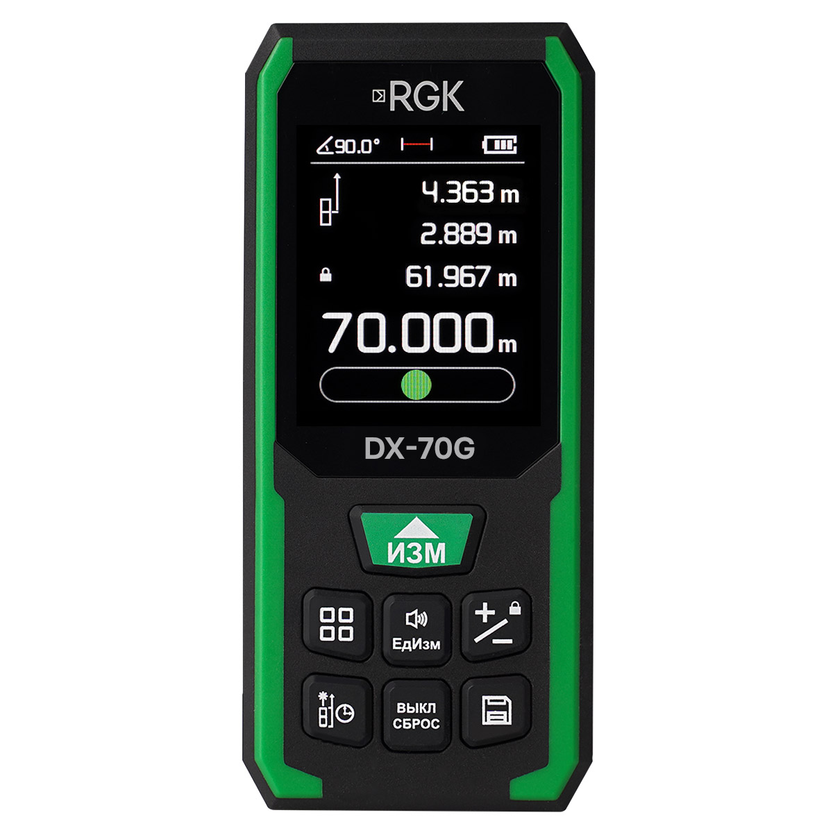 Лазерный дальномер RGK DX70G